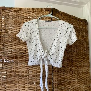 Brandy Melville wrap shirt